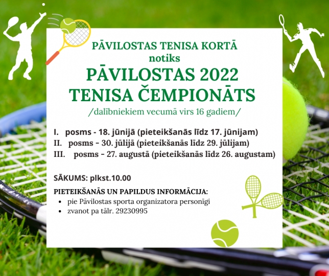 Pāvilostas 2022 tenisa čempionāts