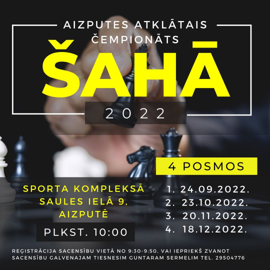 Aizputes atklātais čempionāts šahā 