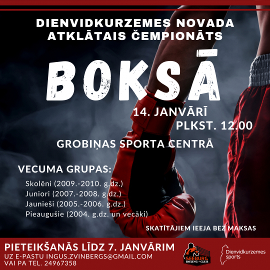 Dienvidkurzemes novada atklātais čempionāts boksā