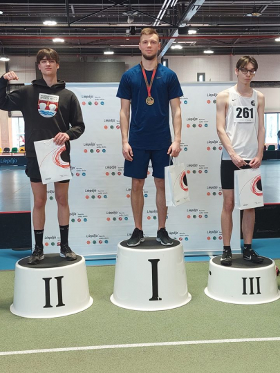 5.februārī Grobiņas vieglatlēti startēja Liepājas čempionātā.