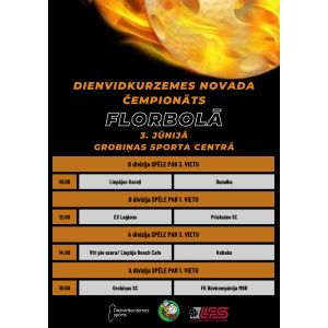 Sestdien noslēgsies Dienvidkurzemes čempionāts FLORBOLĀ