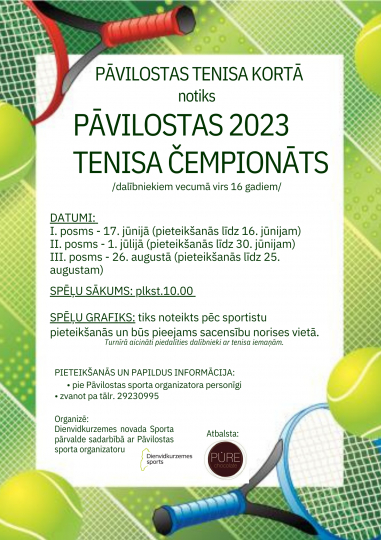PĀvilostas tenisa čempionāts 2023