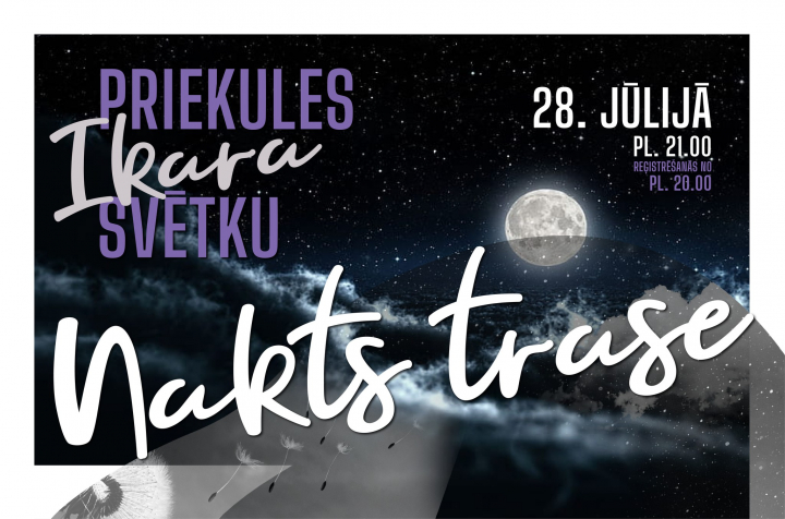 Ikara nakts trase
