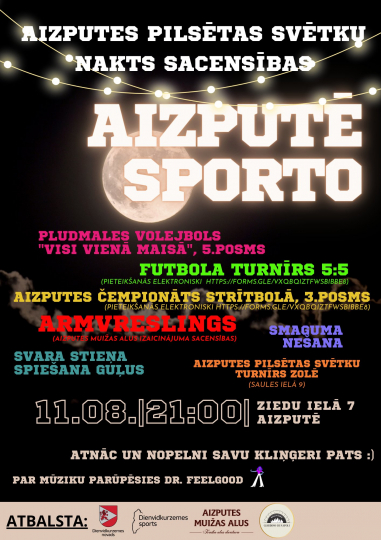 Aizputes svētku nakts sacensības