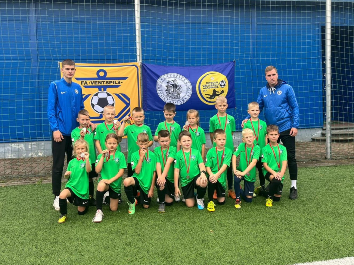 Vaiņodes komanda noslēdza Kurzemes jaunatnes čempionātu futbolā U8 vecuma grupā.