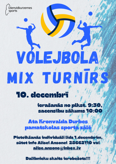 Volejbola MIX turnīrs
