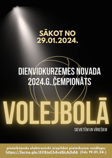 Sākusies komandu pieteikšanās Dienvidkurzemes novada čempionātam volejbolā 2024