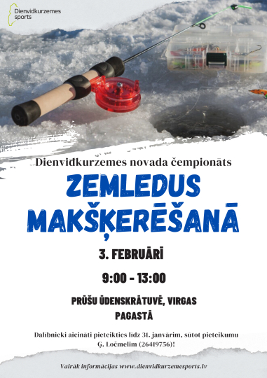 Dienvidkurzemes novada čempionāts zemledus makšķerēšanā