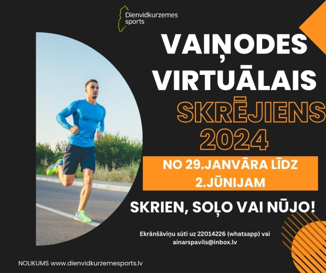 Vaiņodes virtuālais skrējiens 2024