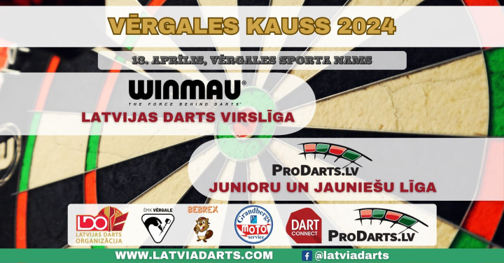 VĒRGALES KAUSS 2024 šautriņu mešanā