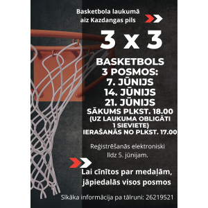 3x3 basketbols turnīrs
