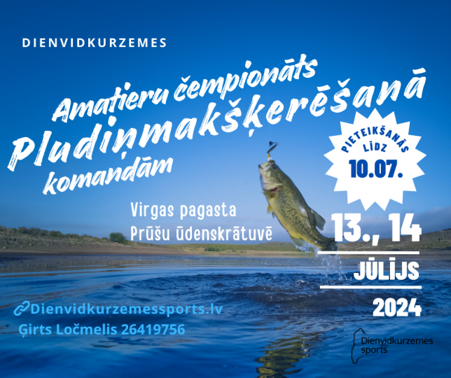 Dienvidkurzemes Amatieru čempionāts 2024 pludiņmakšķerēšanā komandā