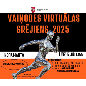 Aicina piedalīties “Vaiņodes virtuālajā skrējienā 2025”
