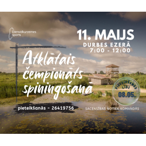 Dienvidkurzemes novada atklātais čempionāts spiningošanā 2025