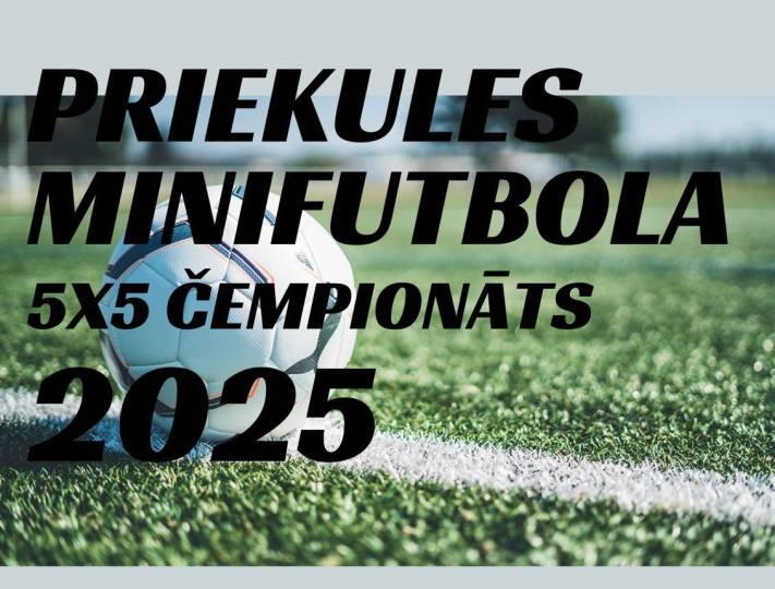 Priekules minifutbola 5x5 čempionāts 2025 ir klāt!