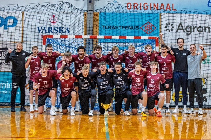 Latvijas U18 handbola izlase triumfē Baltijas jūras valstu kausā