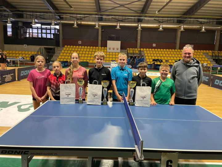 11., 12. oktobra nogalē galda tenisistiem medaļas Latvijā un Lietuvā