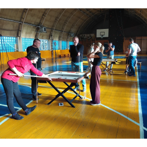 Novusa sacensības dubultspēlēs jauktajiem pāriem Kazdangā aizvadītas!