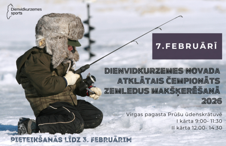 Dienvidkurzemes novada atklātais čempionāts zemledus makšķerēšanā 2026 Prūšu ūdenskrātuve, 2026. gada 7. februāris