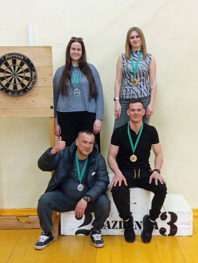 Šautriņu mešanas sacensības jauktajiem pāriem Kazdangā aizvadītas!