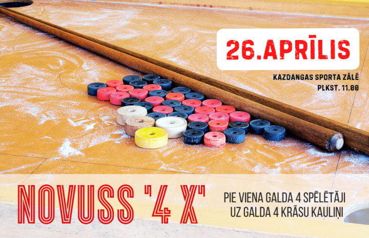 Kazdangā notiks novusa sacensības 