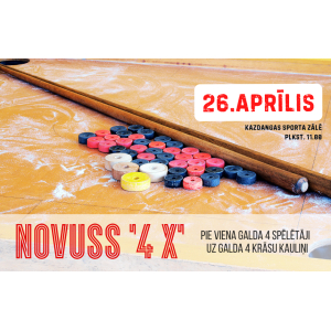 Kazdangā notiks novusa sacensības 