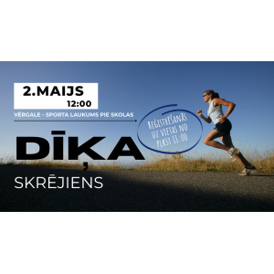 Dīķa skrējiens 2026 – kustība, kopābūšana un sacensību gars Vērgalē!