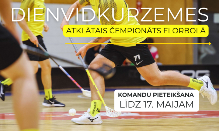 Aicina pieteikties 2026. gada Dienvidkurzemes atklātajam čempionātam florbolā