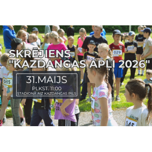 Kazdangā norisināsies skrējiens “Kazdangas apļi 2026”.