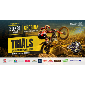 Grobiņā norisināsies Latvijas čempionāta mototriālā 2. un 3. posms