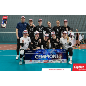 Grobiņas volejbolistes kļūst par Entuziastu volejbola 3. līgas čempionēm!