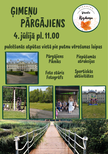 Aicinām uz ģimenes pārgājienu Kazdangā