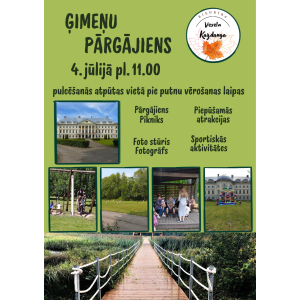 Aicinām uz ģimenes pārgājienu Kazdangā