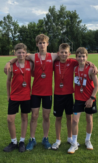 Vieglatlēti ar labiem startiem piedalījušies Latvijas čempionātā U14 grupā
