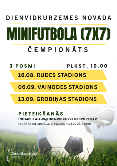 Minifutbols 7x7 2026