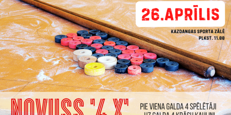 Kazdangā notiks novusa sacensības 