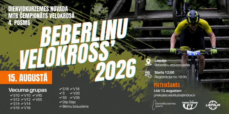 Beberliņos norisināsies Dienvidkurzemes novada MTB čempionāta 4. posms