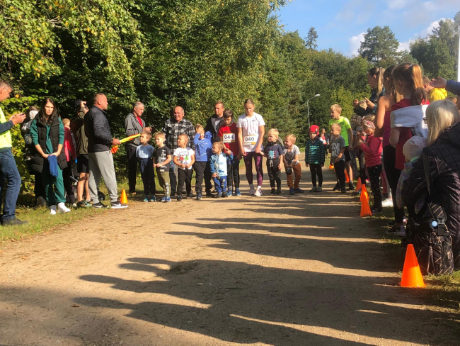 Rudens kross Kazdangas parkā