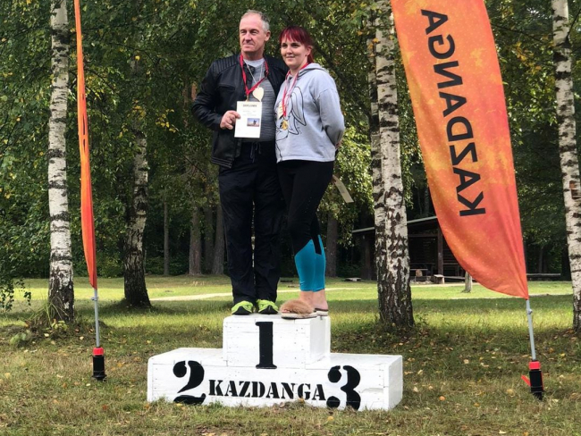 Rudens kross Kazdangas parkā