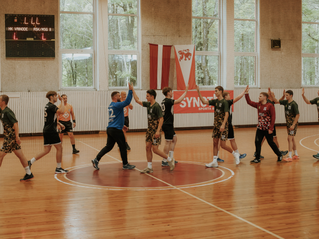 Synottip handbola virslīgas spēle: HK Vaiņode - ASK/MSĢ II 
