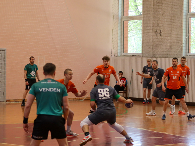 Vaiņodnieki Latvijas 1. līgas čempionātā handbolā paliek 4. vietā