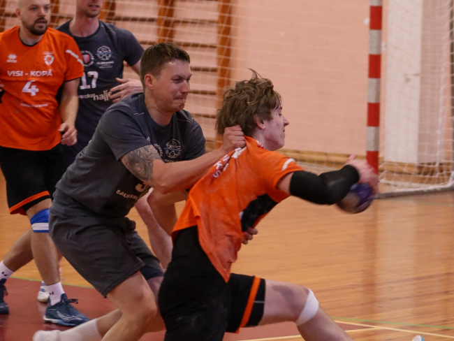 Vaiņodnieki Latvijas 1. līgas čempionātā handbolā paliek 4. vietā