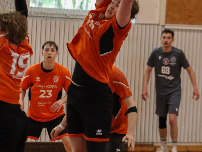 Vaiņodnieki Latvijas 1. līgas čempionātā handbolā paliek 4. vietā