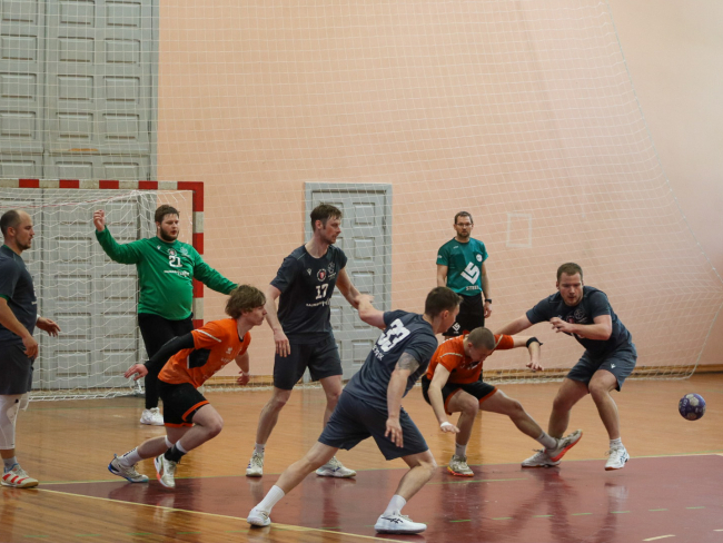 Vaiņodnieki Latvijas 1. līgas čempionātā handbolā paliek 4. vietā