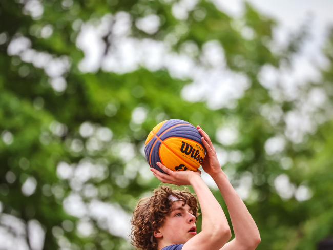 Vērgalē aizvadīts pirmais Dienvidkurzemes novada 3x3 basketbola turnīra posms