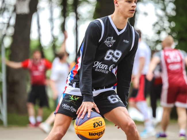 Vērgalē aizvadīts pirmais Dienvidkurzemes novada 3x3 basketbola turnīra posms