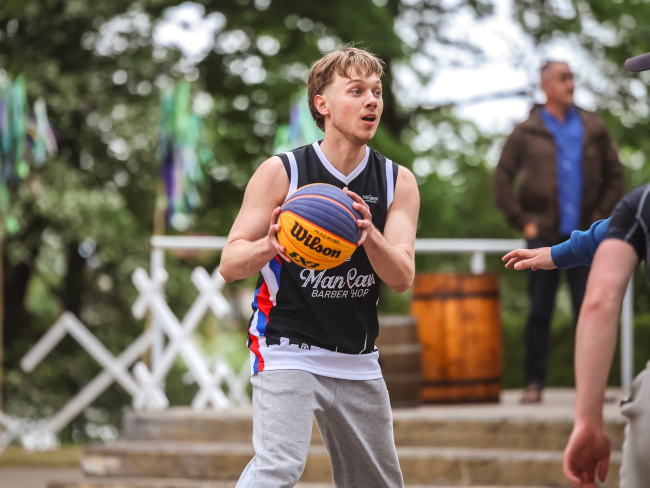 Vērgalē aizvadīts pirmais Dienvidkurzemes novada 3x3 basketbola turnīra posms