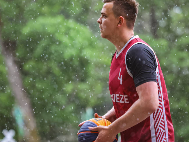 Vērgalē aizvadīts pirmais Dienvidkurzemes novada 3x3 basketbola turnīra posms