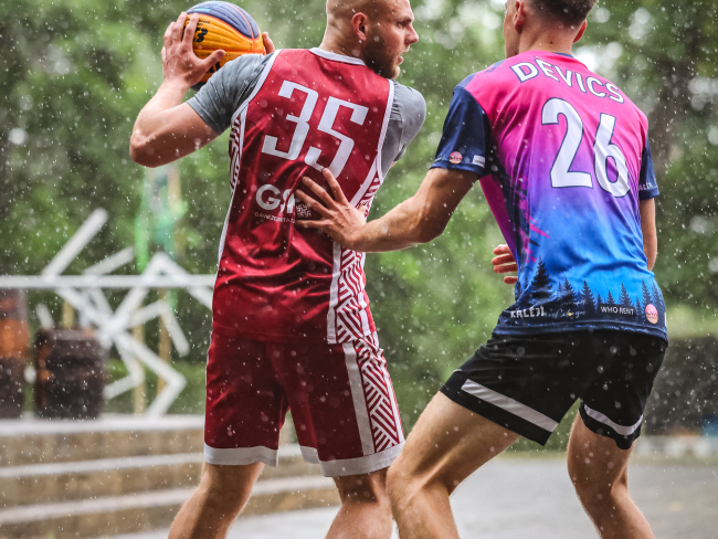 Vērgalē aizvadīts pirmais Dienvidkurzemes novada 3x3 basketbola turnīra posms