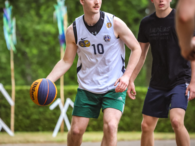 Vērgalē aizvadīts pirmais Dienvidkurzemes novada 3x3 basketbola turnīra posms